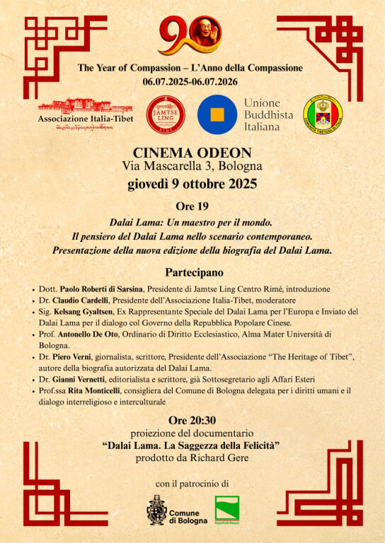 copertina di Il pensiero del Dalai Lama oggi