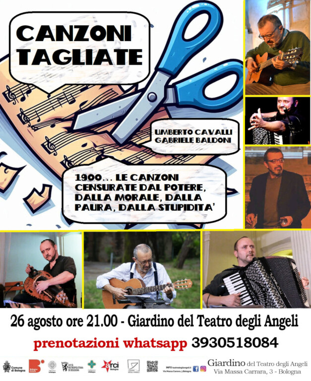 copertina di Canzoni tagliate