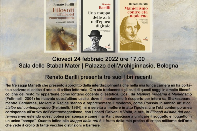 copertina di Tre saggi di Renato Barilli