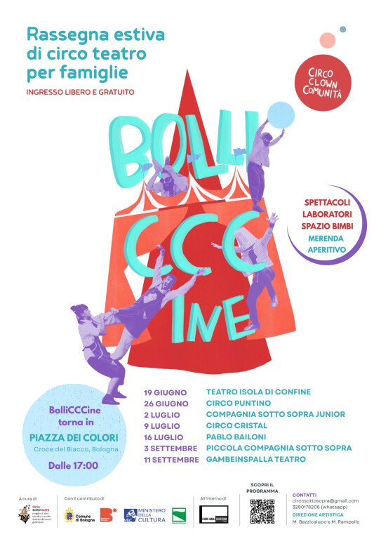 copertina di BolliCCCine - Circo, Clown, Comunità