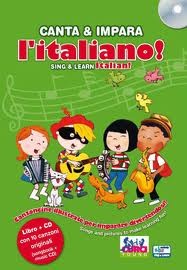 copertina di Canta & impara l'italiano!
produzione, testi e musica: Stéphane Husar, illustrazioni: Adam Thomas,  Curci, 2009
