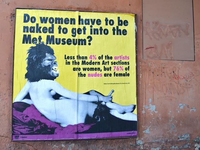 Guerrilla Girls - Cheap Street Poster Art Festival 2017 - via S. Giuseppe (BO)