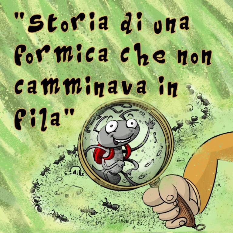 copertina di Storia di una formica che non camminava in fila