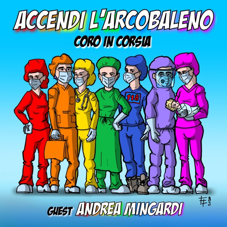 "Accendi l’arcobaleno" - coro in corsia feat. Andrea Mingardi