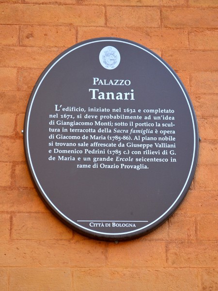 Palazzo Tanari - cartiglio