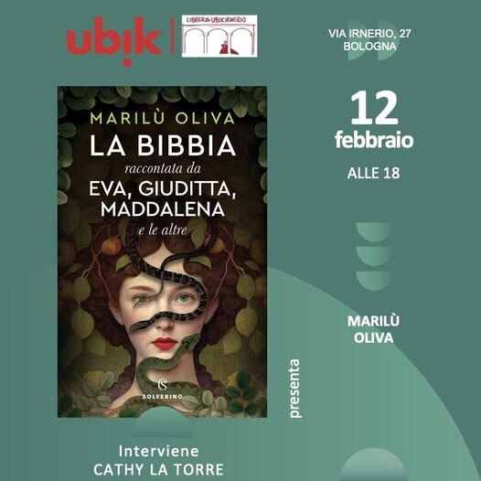 copertina di La Bibbia raccontata da Eva, Giuditta, Maddalena e le altre