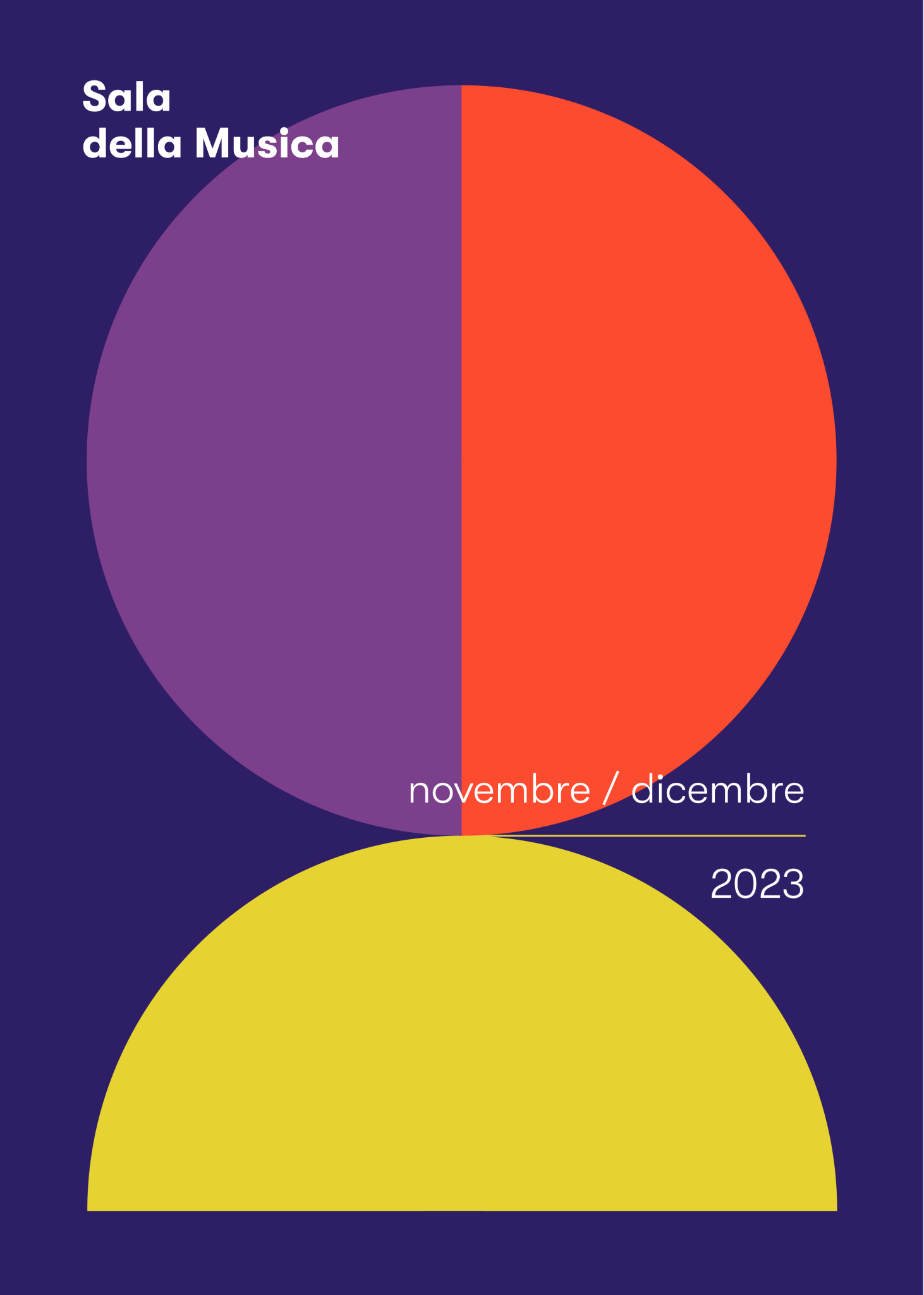 copertina di Sala della Musica | Attività di novembre e dicembre 2023