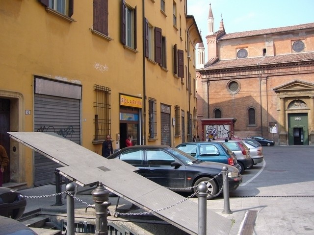 Accesso all'aposa sotterraneo in piazza San Martino
