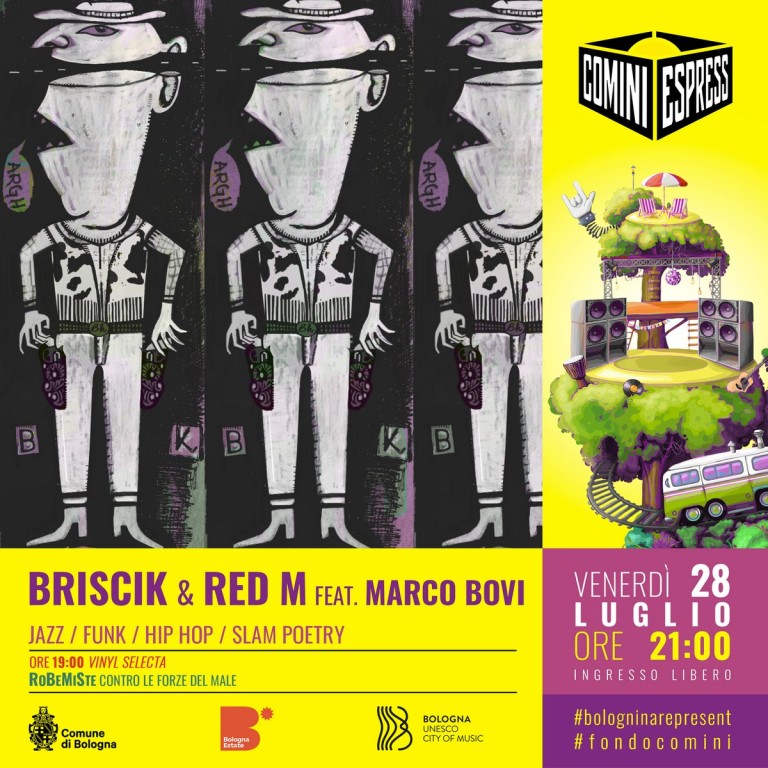 copertina di Briscik & Red M - featuring Marco Bovi
