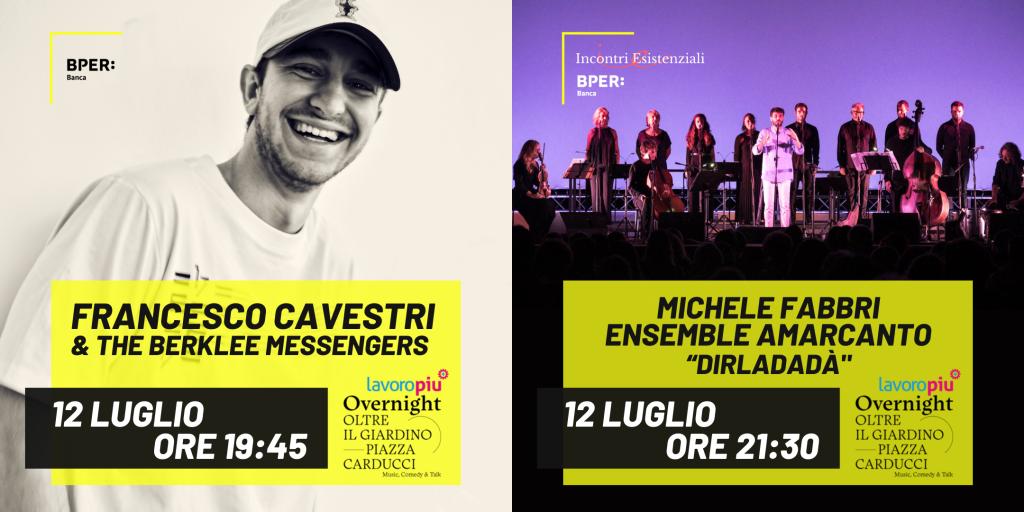 cover of Lavoropiù Overnight – Oltre il giardino | 12 luglio