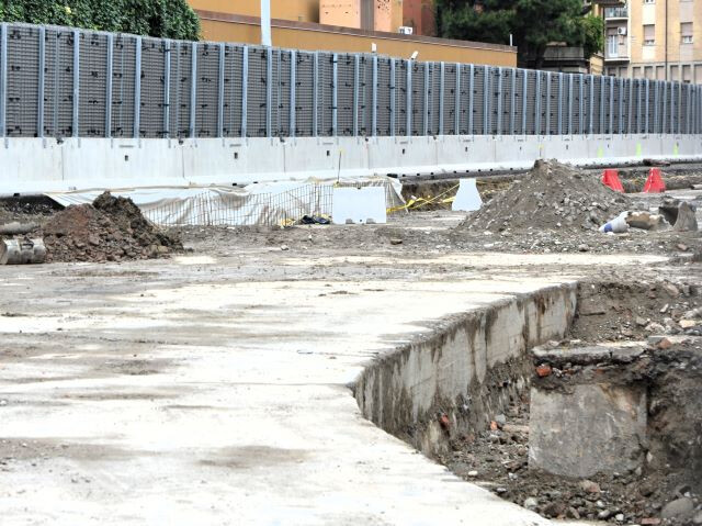 Cantiere del tram