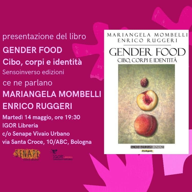 copertina di GENDER FOOD. Cibo, corpi e identità