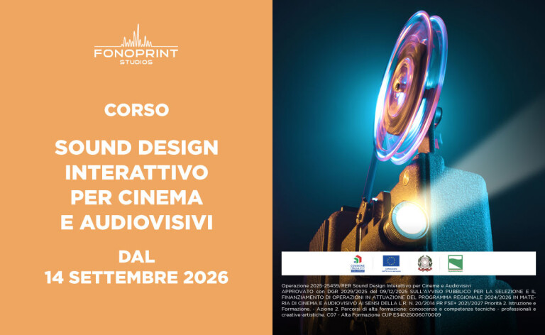 immagine di Sound Design Interattivo per Cinema e Audiovisivi