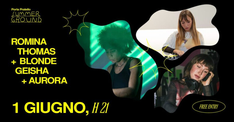 copertina di Back To Back + Romina Thomas -  Blondegeisha  - Aurora Dj Set