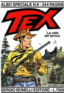 copertina di Tex. La valle del terrore 