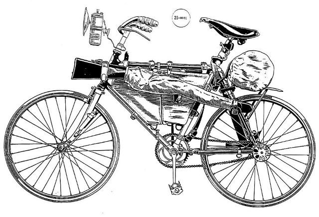 Uno dei primi modelli di bicicletta pieghevole