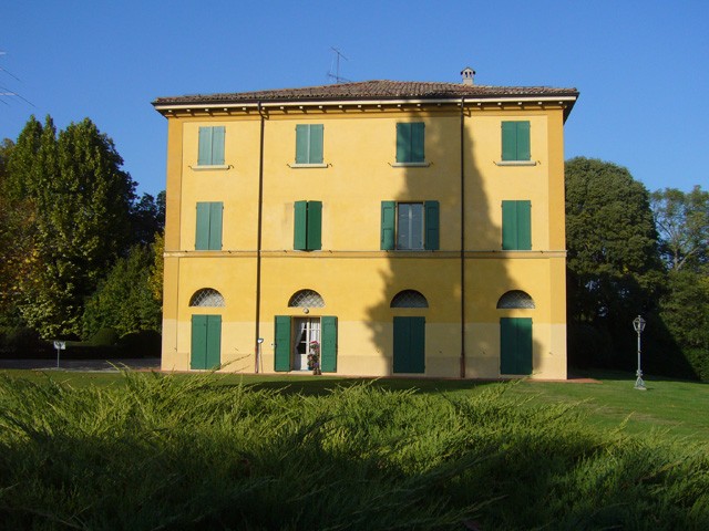 La villa di Marconi a Pontecchio nel lato sud 