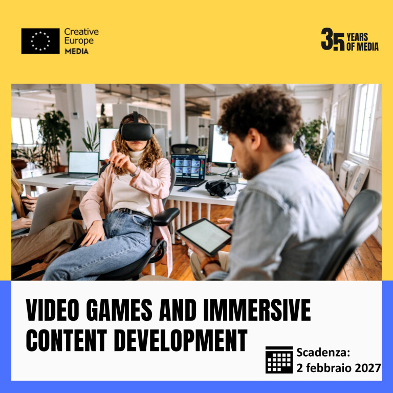 immagine di Europa Creativa MEDIA | Video Games and Immersive Content Development