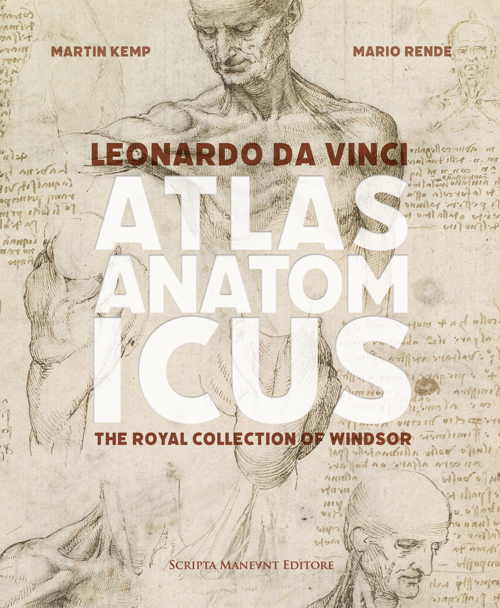 copertina di Leonardo da Vinci - Atlas Anatomicus The Royal Collection of Windsor