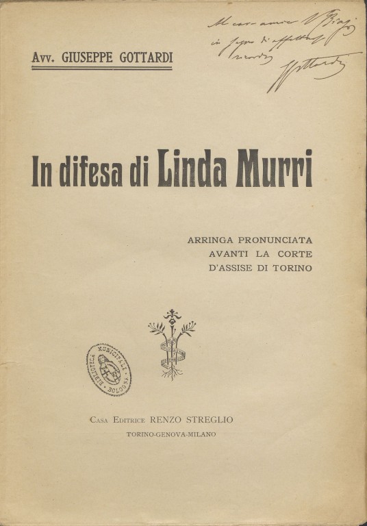immagine di Giuseppe Gottardi, In difesa di Linda Murri (1905)