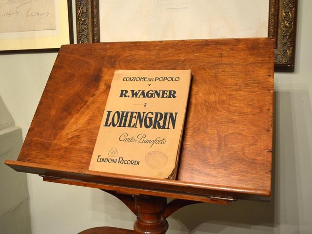 Spartito del "Lohengrin" di Wagner per canto e pianoforte 