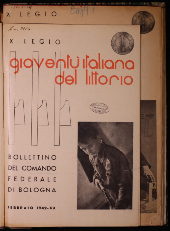 «Gioventù italiana del Littorio. Bollettino del Comando federale di Bologna»