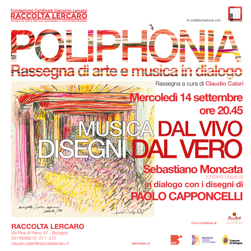 copertina di Musica dal vero. Disegni dal vivo