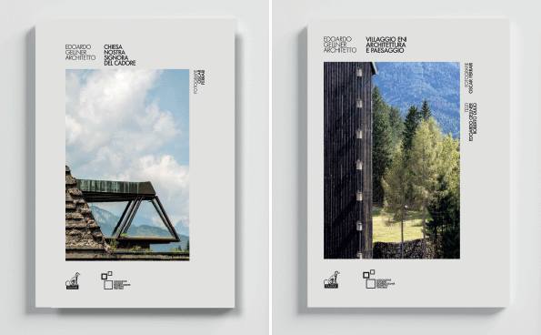 copertina di Presentazione dei primi due volumi della collana “Edoardo Gellner Architetto”