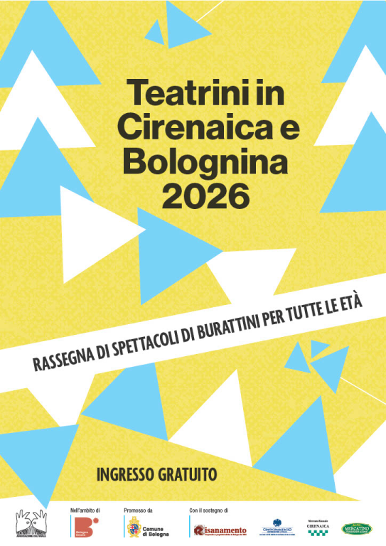copertina di Teatrini in Cirenaica  e Bolognina