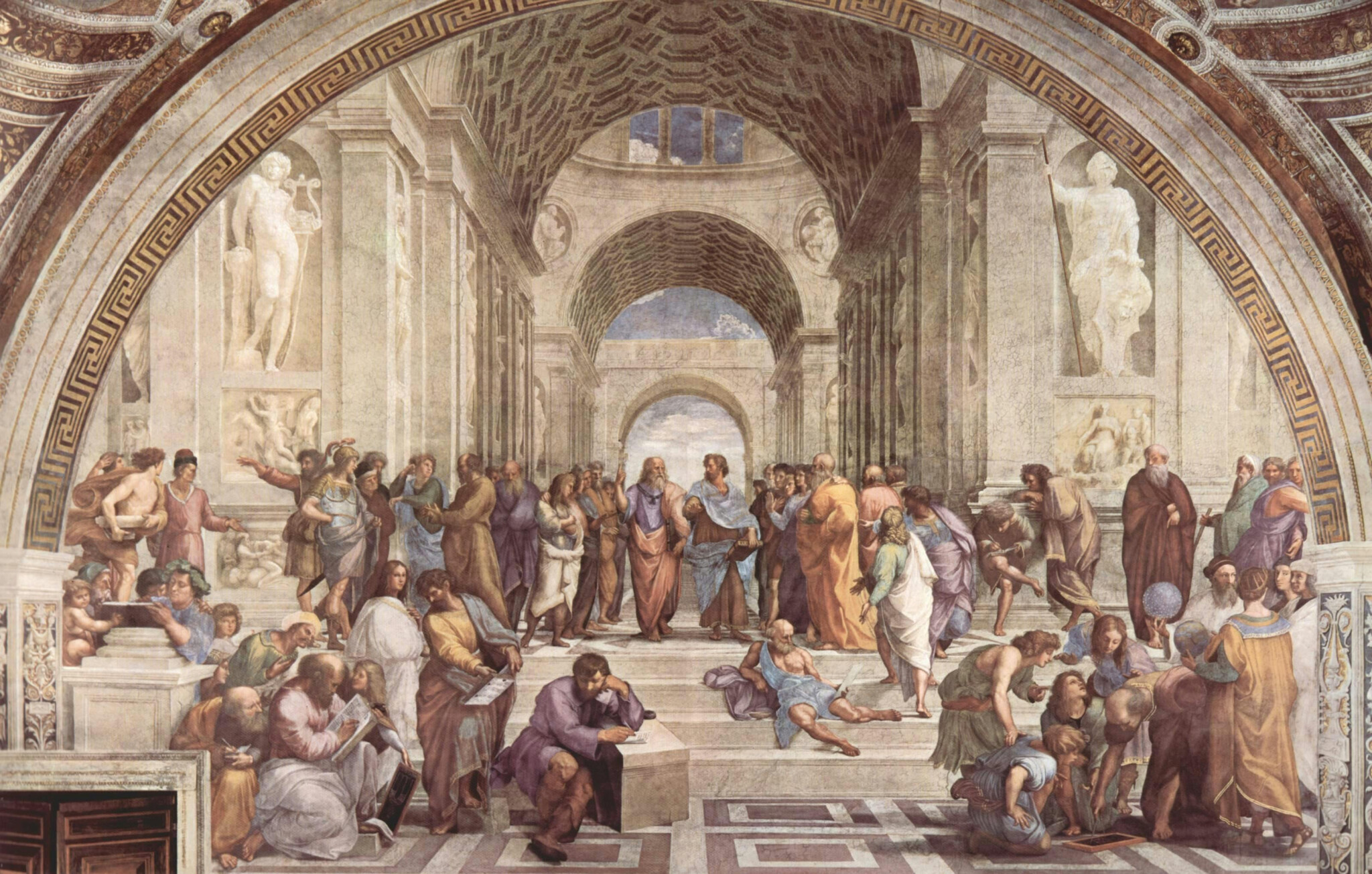 La scuola di Atene di Raffaello