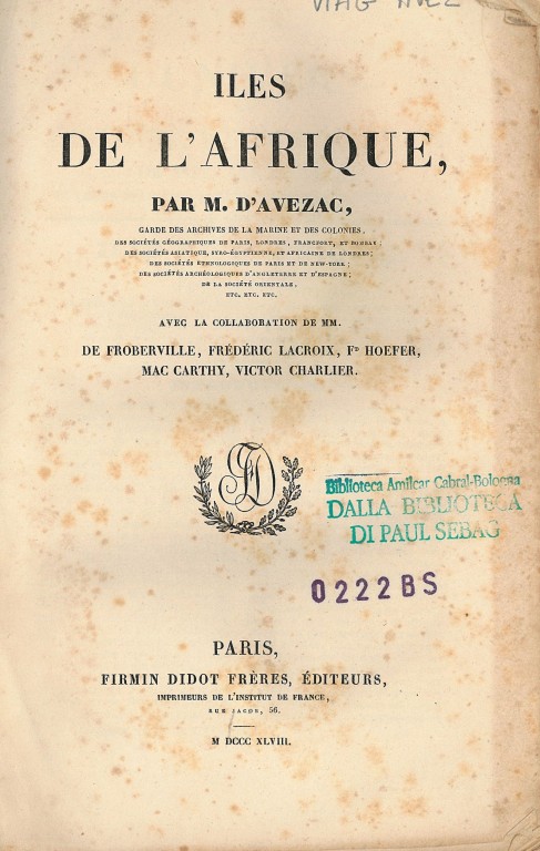 cover of Iles de l'Afrique