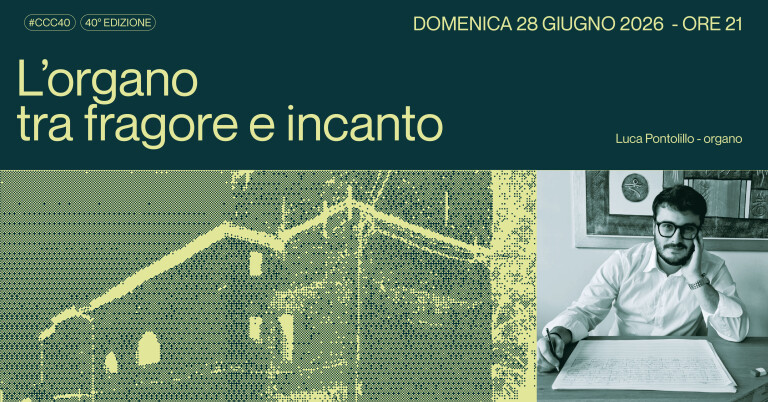 copertina di L'organo tra fragore e incanto 