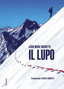 copertina di Il lupo Jean-Marc Rochette, Isabelle Merlet, L'ippocampo, 2020 - Fumetto