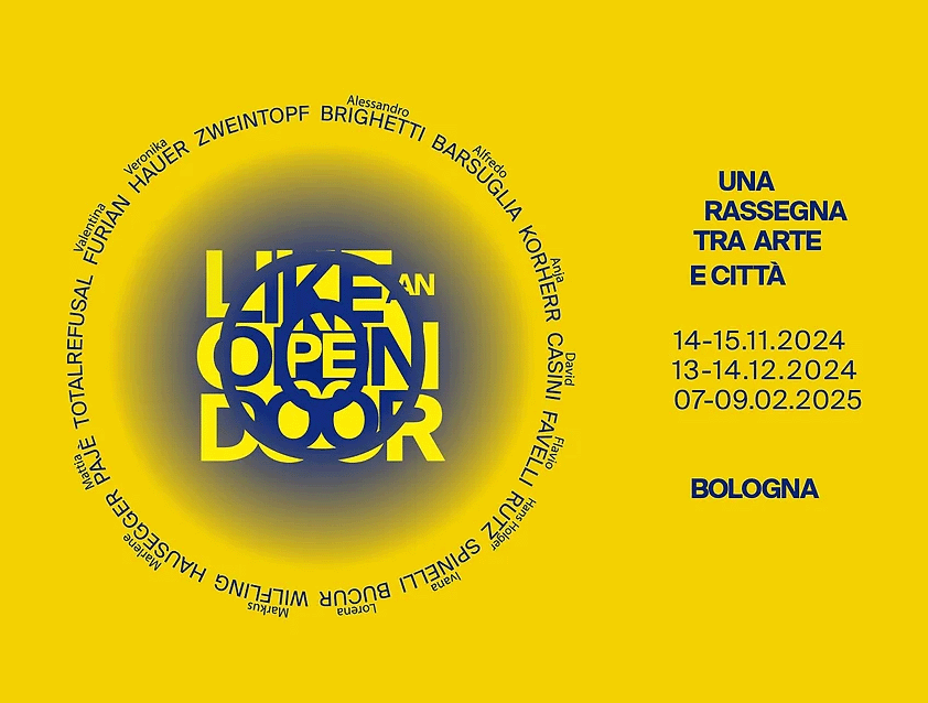 Like an open door | una rassegna tra arte e città