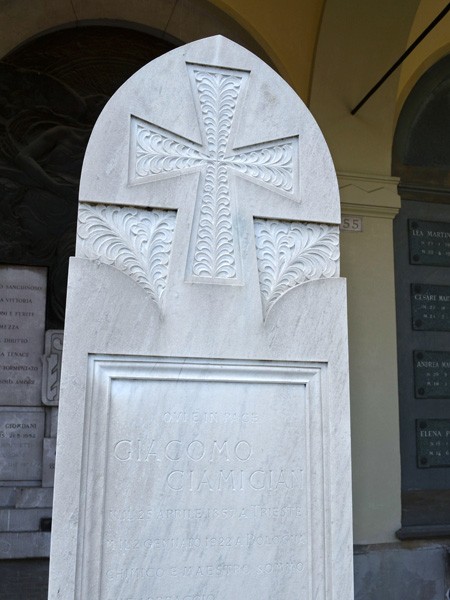 La tomba del prof. Giacomo Ciamician 