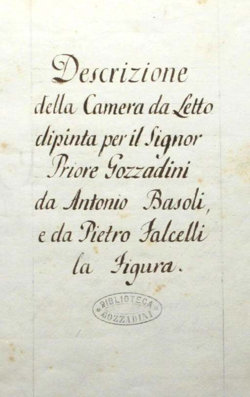 cover of Manoscritti - Gozzadini 446 Basoli 