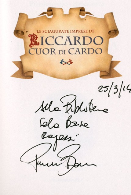 Baccalario Riccardo cuor di cardo dedica sbr