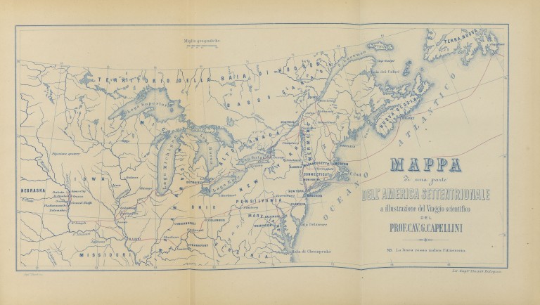 immagine di Il viaggio scientifico nell'America settentrionale di Giovanni Capellini (1863)