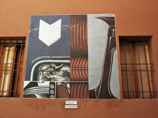 Dozza imolese - Muro Dipinto - Composizione di Sergio Sarri