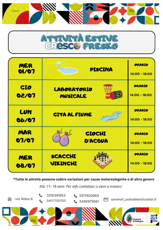 immagine di Luglio al Centro Fresko
