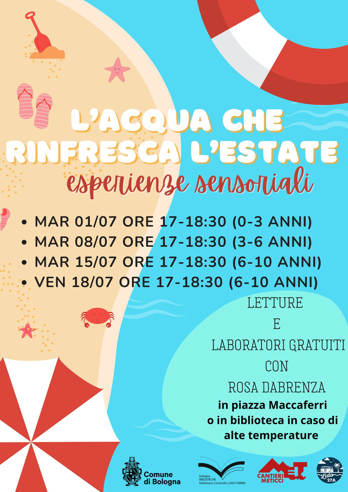 copertina di L'ACQUA CHE RINFRESCA L'ESTATE