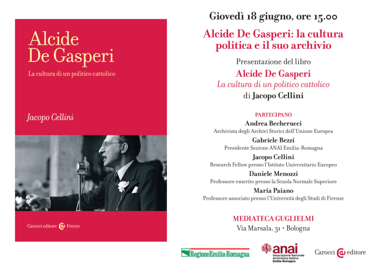 immagine di Alcide De Gasperi: la cultura politica e il suo archivio