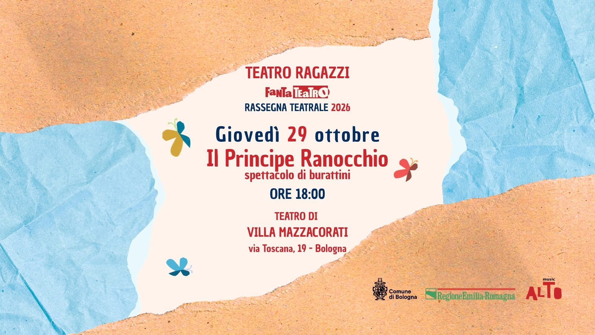 cover of Il Principe Ranocchio – Spettacolo di burattini