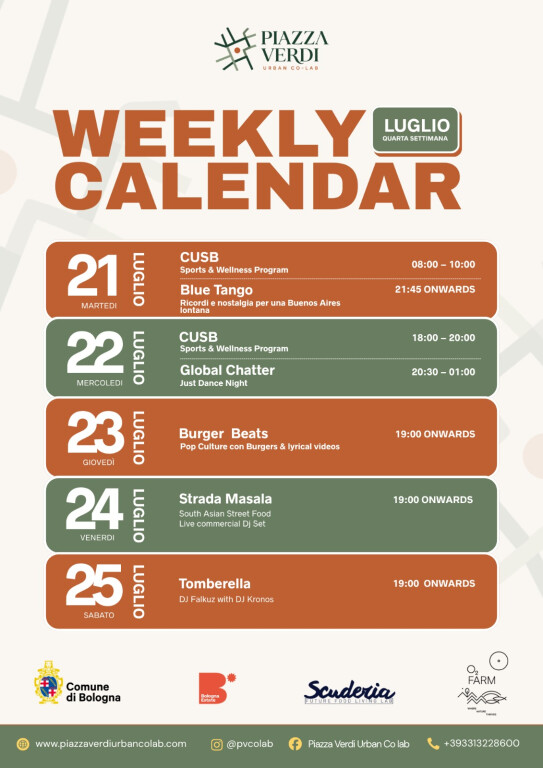 weekly calendar 4th week