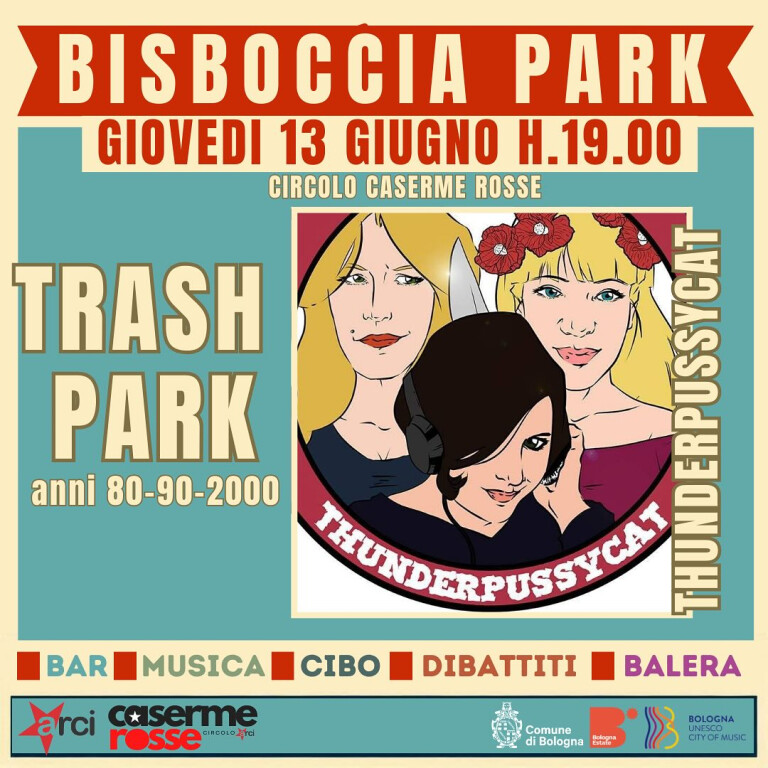 copertina di Trash Park anni 80 - 90 - 2000