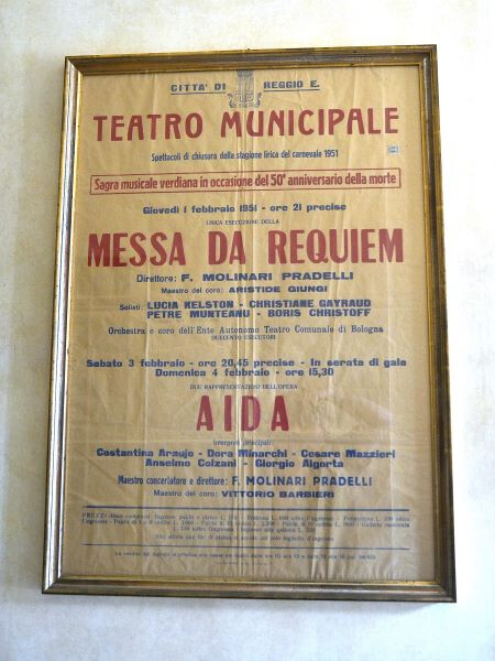 Opere di Verdi dirette da Molinari Pradelli